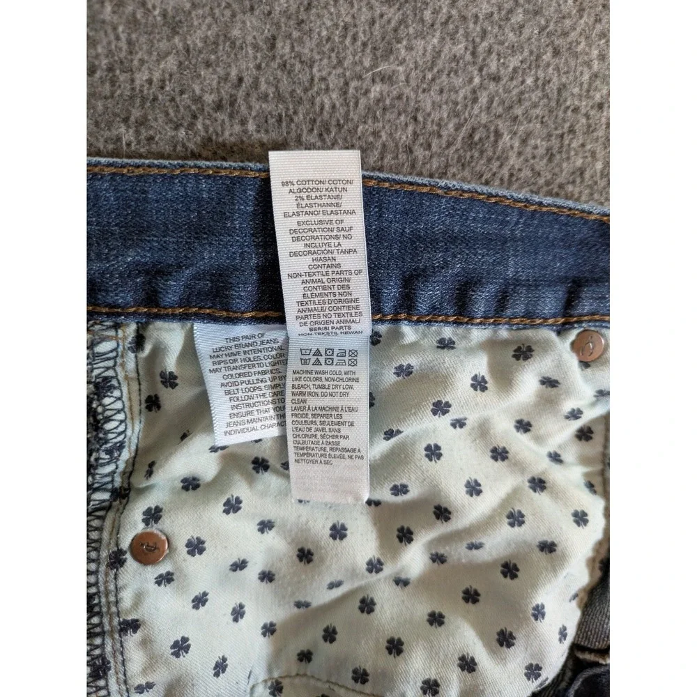 Lucky Brand Mens 121 Slim Fit Stretch Blue‎ Jeans size 34x30 Soft Denim Pants